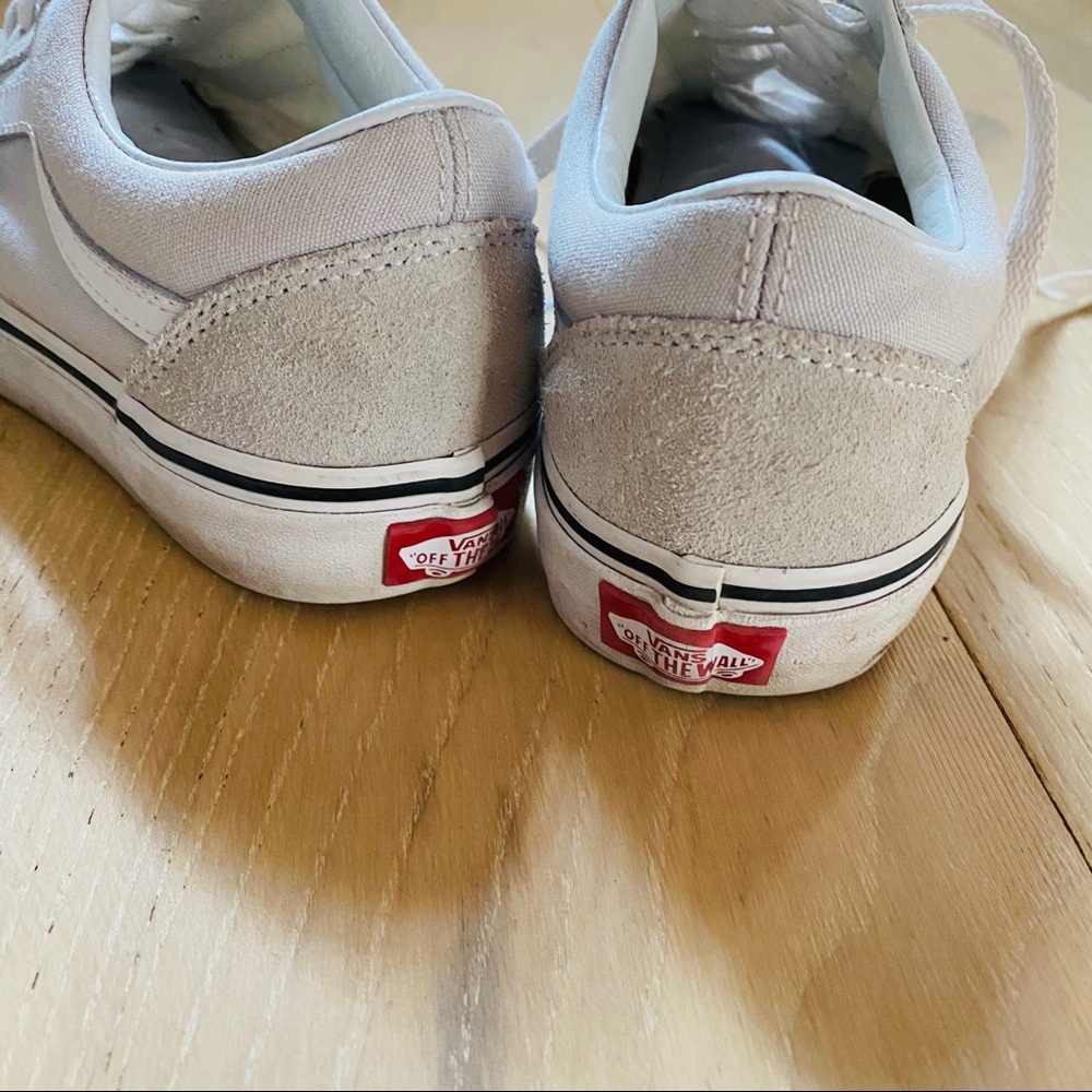 Light Blue Suede Vans Size 6 - Picture 1 of 4
